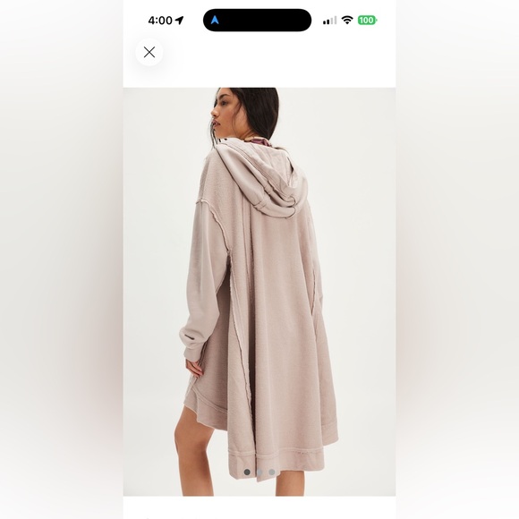 Free People North Sweatshirt in Hushed Violet size medium - Picture 3 of 8